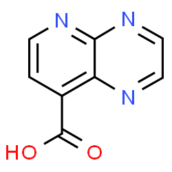 ChemSpider 2D Image | Pyrido[2,3-b]pyrazine-8-carboxylic acid | C8H5N3O2