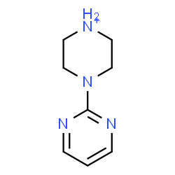 ChemSpider 2D Image | 4-(2-Pyrimidinyl)piperazin-1-ium | C8H13N4