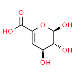 ChemSpider 2D Image | 4-deoxy-Delta(4)-beta-D-GlcpA | C6H8O6