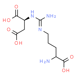ChemSpider 2D Image | N-[(4-amino-4-carboxybutyl)amidino]-L-Aspartic acid | C10H18N4O6
