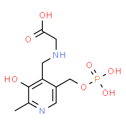 ChemSpider 2D Image | N-PYRIDOXYL-GLYCINE-5-MONOPHOSPHATE | C10H15N2O7P