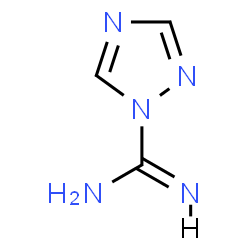 ChemSpider 2D Image | 1H-1,2,4-Triazole-1-carboximidamide | C3H5N5