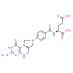 ChemSpider 2D Image | L-(+)-methylenetetrahydrofolic acid | C20H23N7O6