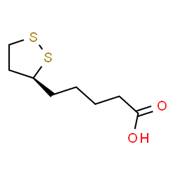 ChemSpider 2D Image | (S)-(−)-lipoic acid | C8H14O2S2