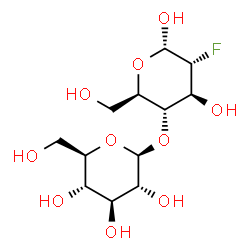 ChemSpider 2D Image | 2-DEOXY-2-FLUORO-B-D-CELLOBIOSIDE | C12H21FO10