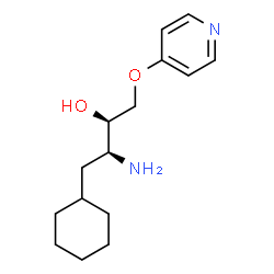 ChemSpider 2D Image | 3-AMINO-4-CYCLOHEXYL-1-(PYRIDIN-4-YLOXY)BUTAN-2-OL | C15H24N2O2