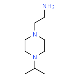 ChemSpider 2D Image | 2-(4-Isopropyl-1-piperazinyl)ethanamine | C9H21N3