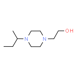 ChemSpider 2D Image | 2-(4-sec-Butyl-1-piperazinyl)ethanol | C10H22N2O