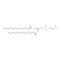 ChemSpider 2D Image | 1,2-Dilauroyl-L-phosphatidylcholine | C32H65NO8P