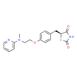 ChemSpider 2D Image | (S)-rosiglitazone | C18H19N3O3S