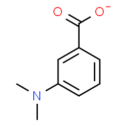 ChemSpider 2D Image | 3-(Dimethylamino)benzoate | C9H10NO2