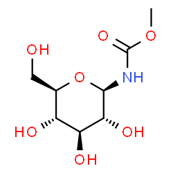 ChemSpider 2D Image | N-(Methoxycarbonyl)-beta-D-glucopyranosylamine | C8H15NO7