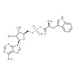 ChemSpider 2D Image | TRYPTOPHANYL-5'AMP | C21H24N7O8P
