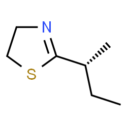 ChemSpider 2D Image | 2-[(2R)-2-Butanyl]-4,5-dihydro-1,3-thiazole | C7H13NS