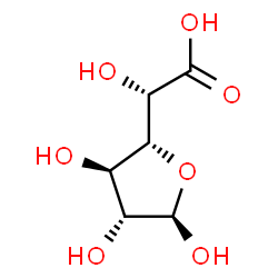ChemSpider 2D Image | beta-D-Galactofuranuronic acid | C6H10O7
