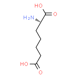 ChemSpider 2D Image | L-2-aminopimelic acid | C7H13NO4