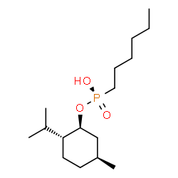 ChemSpider 2D Image | (1S)-MENTHYL HEXYL PHOSPHONATE GROUP | C16H33O3P