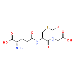 ChemSpider 2D Image | S-hydroxymethylglutathione | C11H19N3O7S