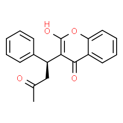 ChemSpider 2D Image | 2-Hydroxy-3-[(1S)-3-oxo-1-phenylbutyl]-4H-chromen-4-one | C19H16O4