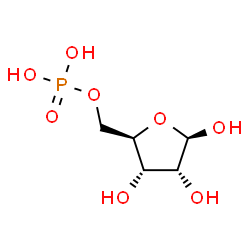 ChemSpider 2D Image | ?-D-ribose-5-phosphate | C5H11O8P