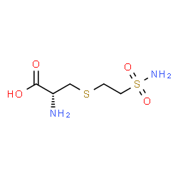 ChemSpider 2D Image | S-(2-Sulfamoylethyl)-L-cysteine | C5H12N2O4S2