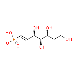 ChemSpider 2D Image | 2-DEOXY-D-GLUCITOL 6-(E)-VINYLHOMOPHOSPHONATE | C7H15O7P