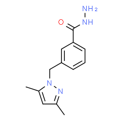 ChemSpider 2D Image | 3-[(3,5-dimethylpyrazol-1-yl)methyl]benzohydrazide | C13H16N4O