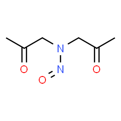 ChemSpider 2D Image | Nitrosobis(2-oxopropyl)amine | C6H10N2O3