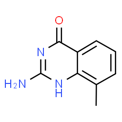 ChemSpider 2D Image | 2-Amino-8-methyl-4(1H)-quinazolinone | C9H9N3O