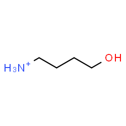 ChemSpider 2D Image | 4-Hydroxy-1-butanaminium | C4H12NO