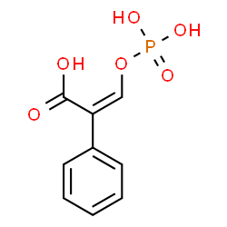 ChemSpider 2D Image | (2Z)-2-Phenyl-3-(phosphonooxy)acrylic acid | C9H9O6P