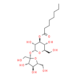 ChemSpider 2D Image | 3-N-OCTANOYLSUCROSE | C20H36O12