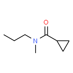 ChemSpider 2D Image | N-Methyl-N-propylcyclopropanecarboxamide | C8H15NO