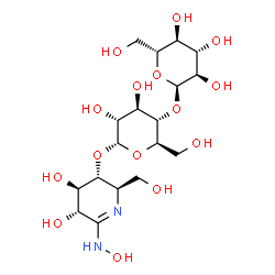 ChemSpider 2D Image | MALTOSYL-ALPHA (1,4)-(Z,3S,4S,5R,6R)-3,4,5-TRIHYDROXY-6-HYDROXYMETHYL-PIPERIDIN-2-ONE OXIME | C18H32N2O15