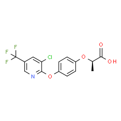 ChemSpider 2D Image | haloxyfop-P | C15H11ClF3NO4
