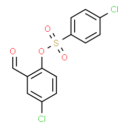ChemSpider 2D Image | 4-Chloro-2-formylphenyl 4-chlorobenzenesulfonate | C13H8Cl2O4S