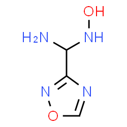 ChemSpider 2D Image | N-Hydroxy-1-(1,2,4-oxadiazol-3-yl)methanediamine | C3H6N4O2
