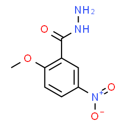ChemSpider 2D Image | 2-Methoxy-5-nitrobenzohydrazide | C8H9N3O4