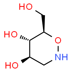 ChemSpider 2D Image | TETRAHYDROOXAZINE | C5H11NO4