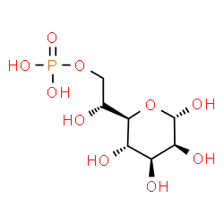 ChemSpider 2D Image | D-glycero-alpha-D-manno-heptose 7-phosphate | C7H15O10P
