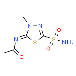 ChemSpider 2D Image | NEPTAZANE | C5H8N4O3S2