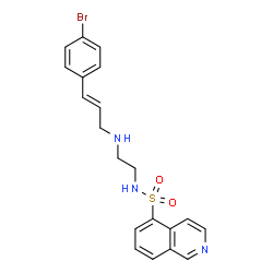 ChemSpider 2D Image | H-89 | C20H20BrN3O2S