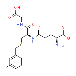 ChemSpider 2D Image | L-gamma-Glutamyl-S-(3-iodobenzyl)-L-cysteinylglycine | C17H22IN3O6S