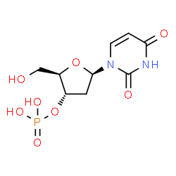 ChemSpider 2D Image | 2'-Deoxy-3'-uridylic acid | C9H13N2O8P