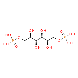 ChemSpider 2D Image | 1,6-Di-O-phosphono-D-iditol | C6H16O12P2