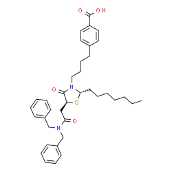 ChemSpider 2D Image | GW0072 | C37H46N2O4S