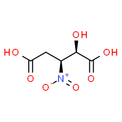 ChemSpider 2D Image | 2,3-Dideoxy-3-nitro-L-threo-pentaric acid | C5H7NO7