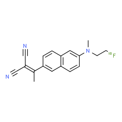 ChemSpider 2D Image | FDDNP F-18 | C18H1618FN3
