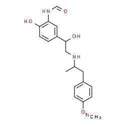 ChemSpider 2D Image | N-(2-Hydroxy-5-{1-hydroxy-2-[(1-{4-[(~11~C)methyloxy]phenyl}-2-propanyl)amino]ethyl}phenyl)formamide | C1811CH24N2O4