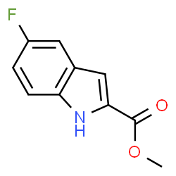 ChemSpider 2D Image | Methyl 5-fluoro-1H-indole-2-carboxylate | C10H8FNO2